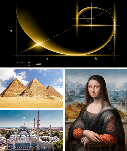 Golden Ratio in Architecture and Art  (Phi)